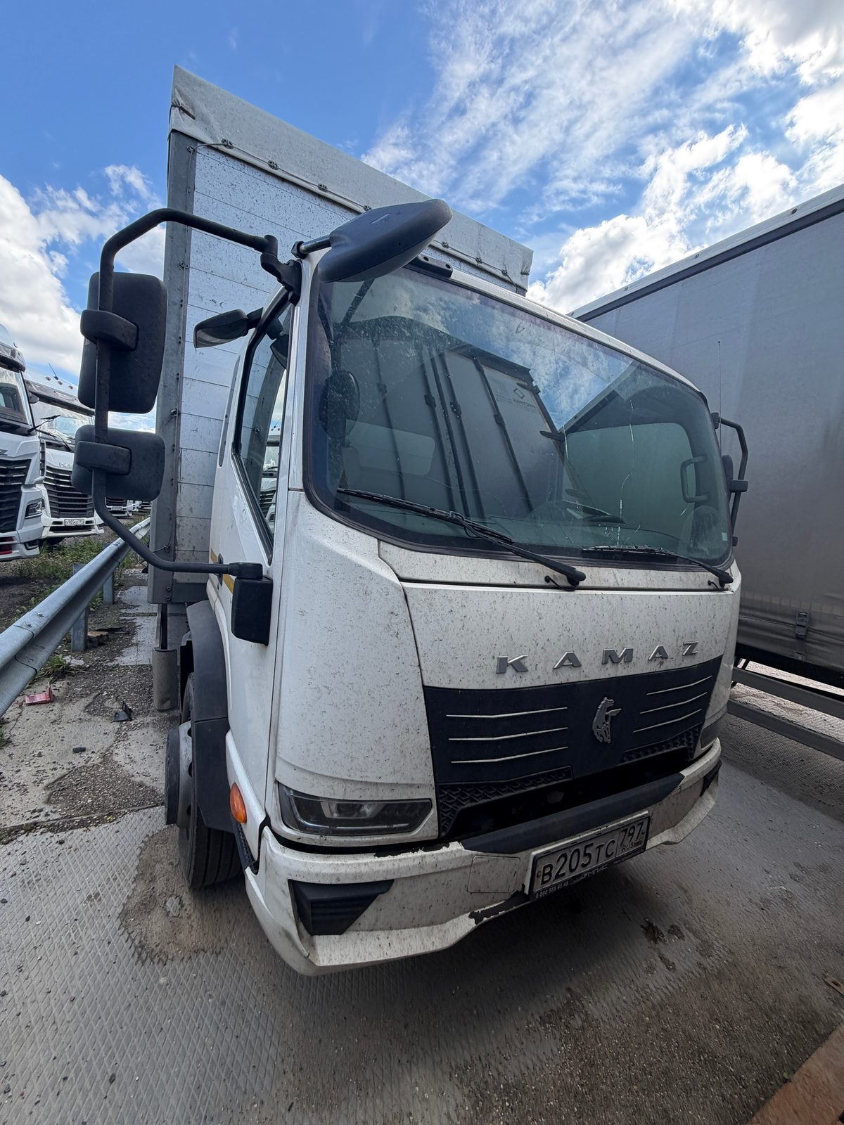КАМАЗ Компас 12 (А/м борт с тентом РУСТРАК 4389Z1 на ш КАМАЗ Компас 43082)