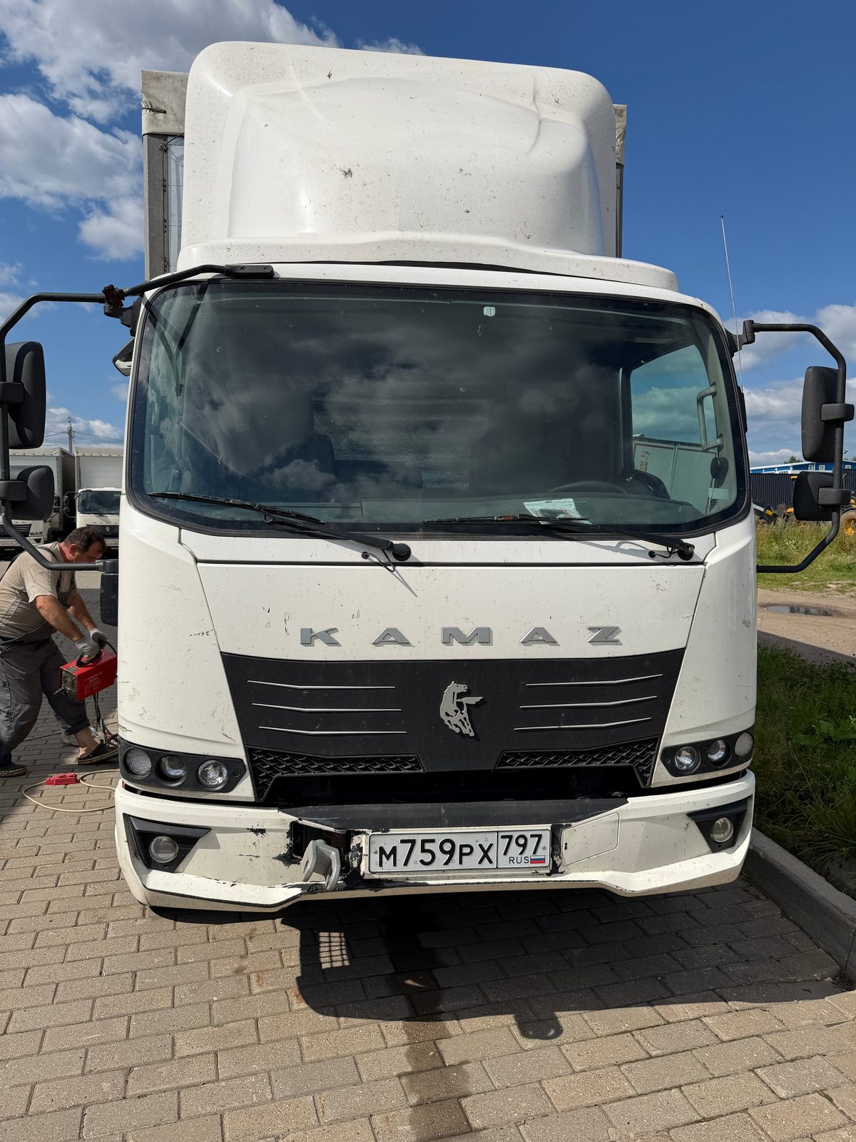 КАМАЗ Компас 12 (А/м шторно-борт 5389F1 РУСТРАК на ш КАМАЗ Компас 43082)