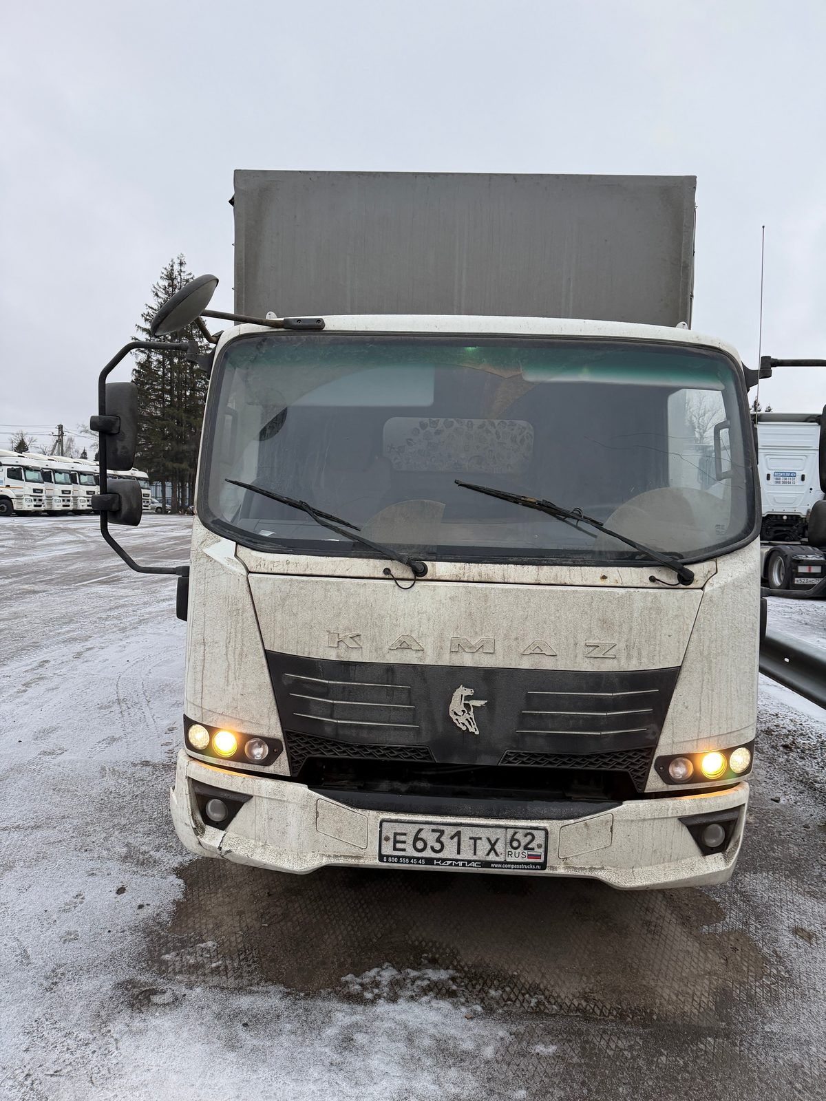 КАМАЗ Компас 9 (А/м борт.с штор.механизмом FSK 111 на ш.КАМАЗ 43089-F5)