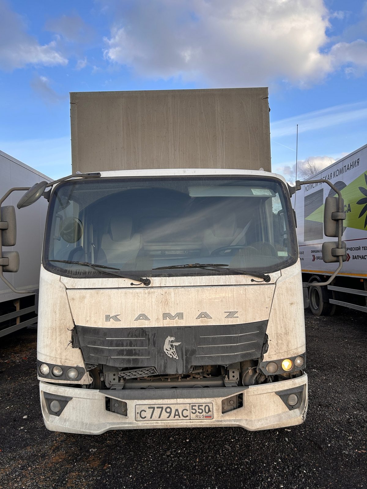 КАМАЗ Компас 12 (шторно-борт. РУСТРАК 4389A1 на ш.КАМАЗ 43082)