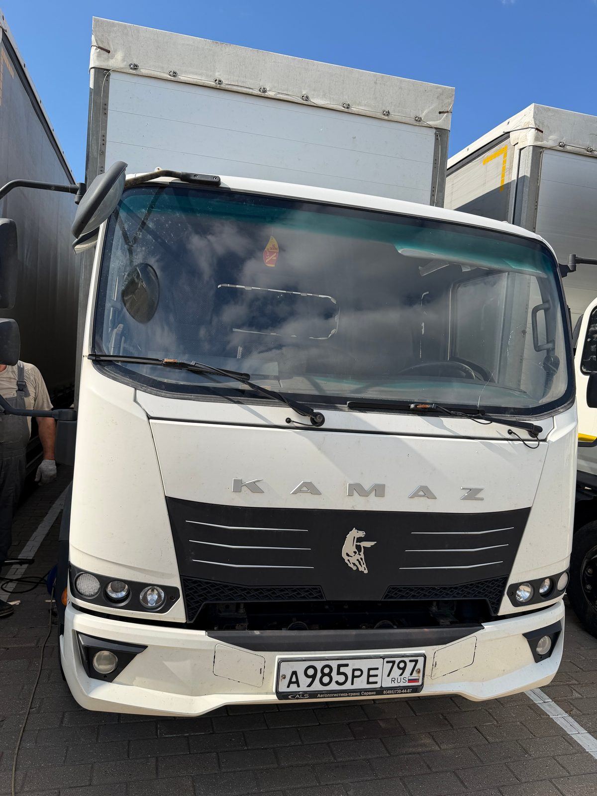 КАМАЗ Компас 12 (А/м шторно-борт 5389F1 РУСТРАК на ш КАМАЗ Компас 43082)