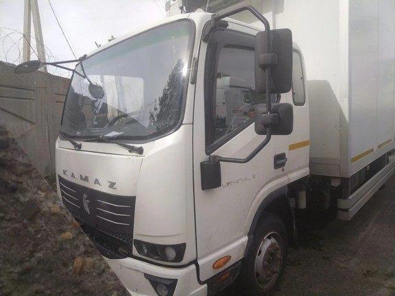 КАМАЗ Компас 9 (Ав/м шторно-бортовой 4389Е1 на ш.КАМАЗ 43089) гидроборт — фото 12